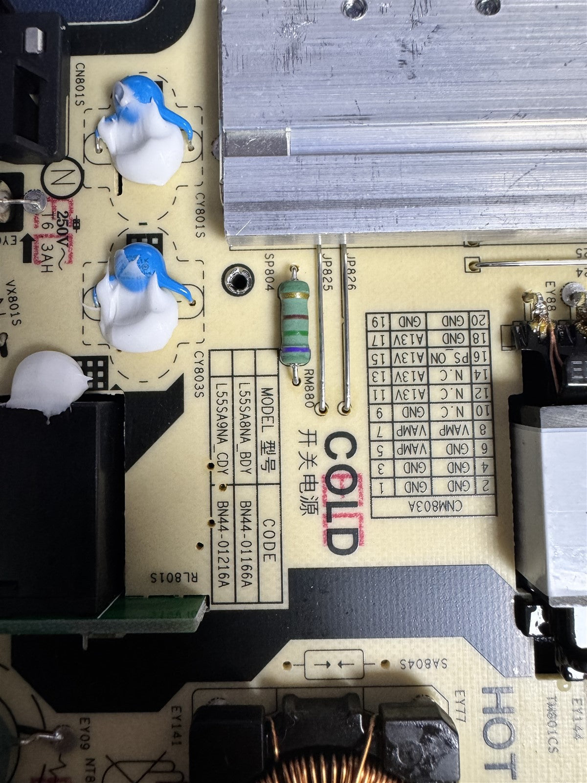 BN4401166A POWER BOARD FOR SAMSUNG QE55QN83DAT