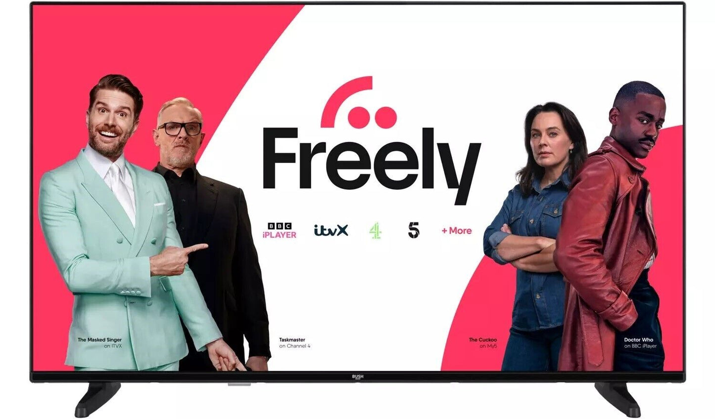 Bush 43 Inch 43UT24SB 4K UHD HDR TiVo Freely TV No Stand UK Delivery Furdeco U