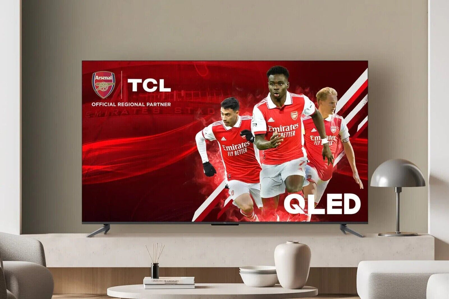 TCL 55 Inch 55C645K Smart 4K Ultra HD QLED TV NO STAND UK Delivery Furdeco UNS
