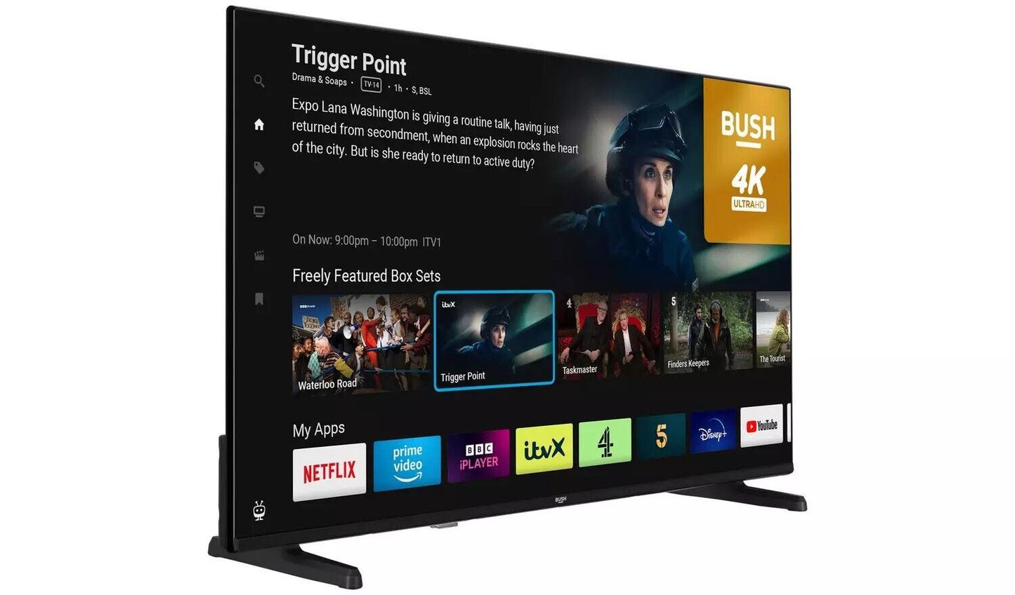 Bush 43 Inch 43UT24SB 4K UHD HDR TiVo Freely TV No Stand UK Delivery Furdeco U