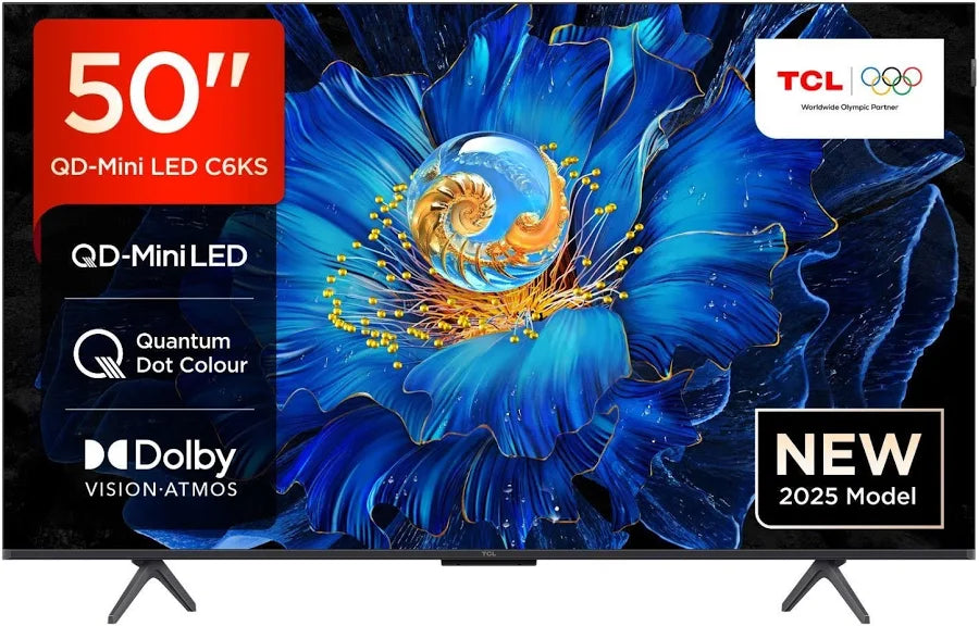 TCL 50 Inch 50C6KS-UK QD-MINI LED 4K UHD TV UK Delivery GRADE A