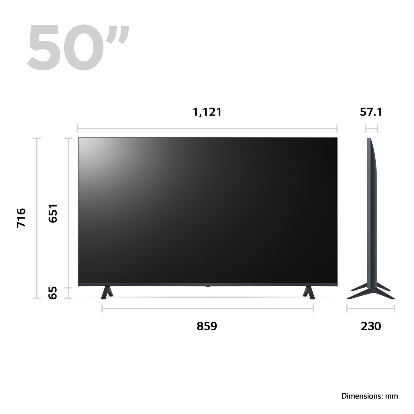 LG 50 Inch 50UR78006LK LED 4K UHD webOS TV UK Delivery No Stand GRADE A