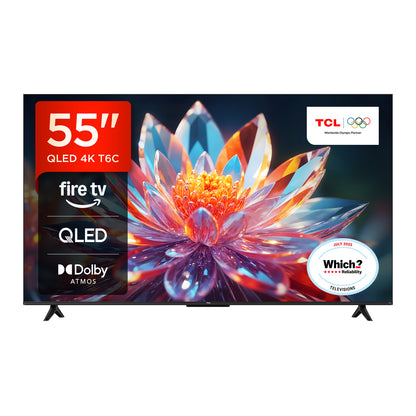 TCL 55 Inch 55T6C QLED 4K UHD TV UK Delivery GRADE B-1