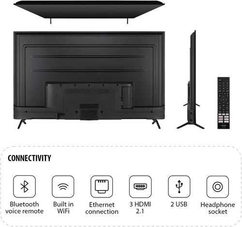 Toshiba 65 Inch 65UV2F53DB LCD 4K UHD VIDAA TV UK Delivery GRADE C-1