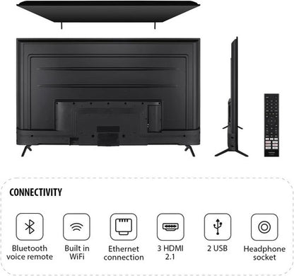 Toshiba 65 Inch 65UV2F53DB LCD 4K UHD VIDAA TV UK Delivery GRADE C-1