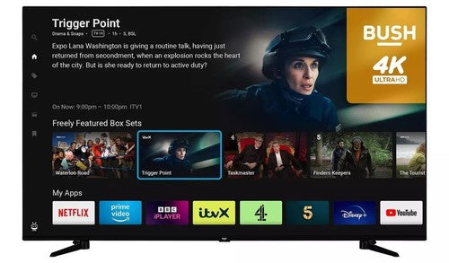 Bush 58 Inch 58UT24SB LED 4K UHD Internet Browsing TV No Stand GRADE B-1