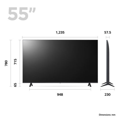 LG 55 Inch 55UR78006LK LED 4K UHD webOS TV UK Delivery No Stand GRADE A