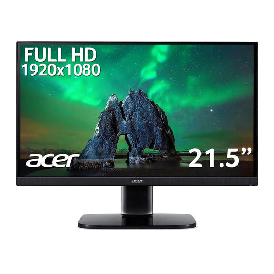 21.5" Acer KA222QB VA Monitor, 1920x1080, 75Hz, 1ms, FreeSync, No Stand U - Smart Clear Vision