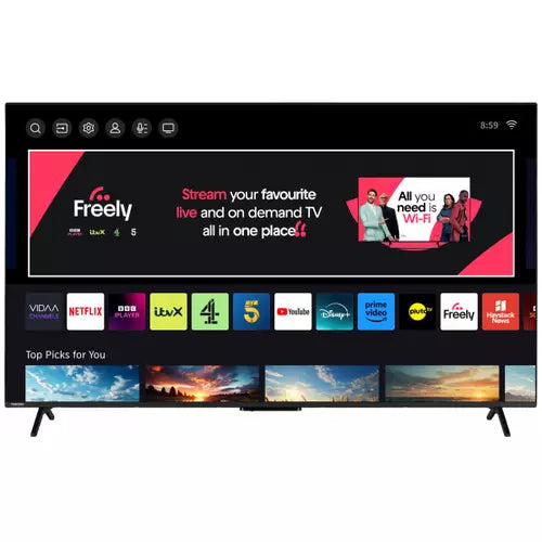 Toshiba 65UV2F53DB LCD 4K UHD VIDAA TV UK Delivery No Stand GRADE ANS