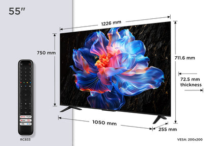 TCL 55 Inch 55V6C-UK DLED 4K UHD Google TV UK Delivery GRADE B-1
