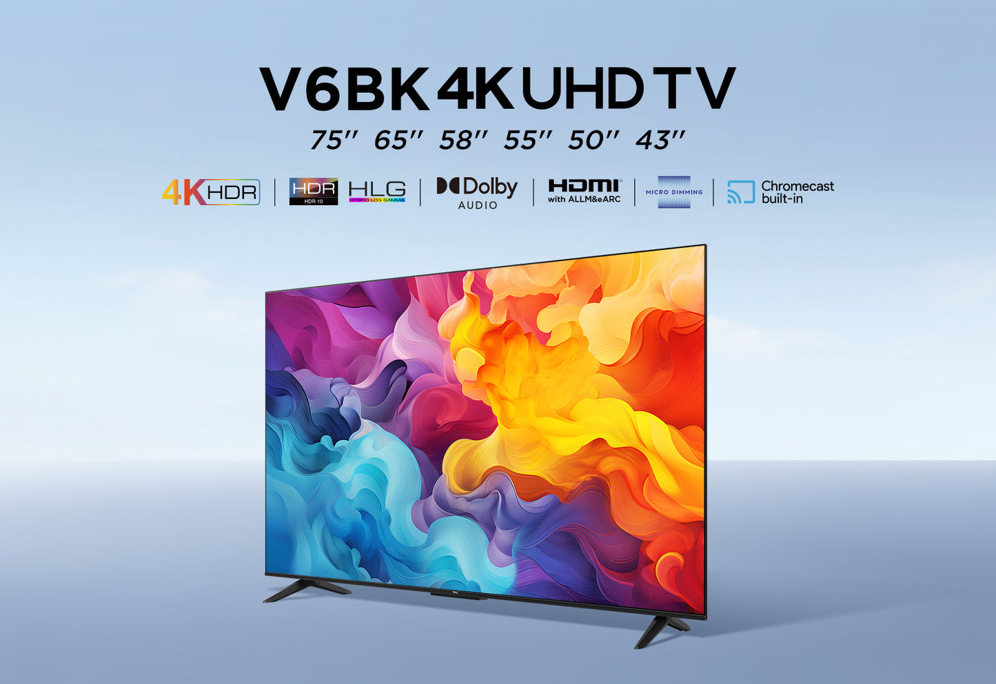 TCL 50V6BK LED 4K UHD Smart TV UK Delivery GRADE A