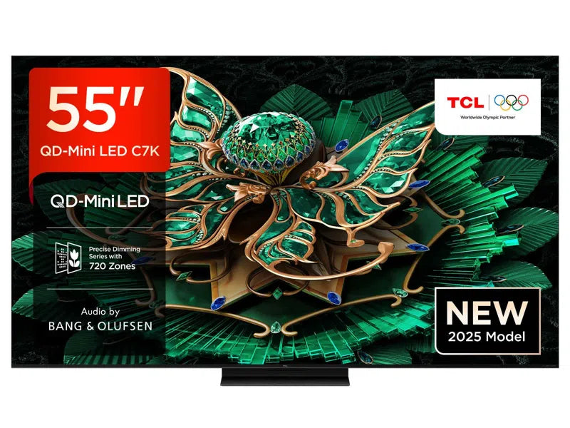 TCL 55 Inch 55C7K QLED 4K UHD TV UK Delivery No Stand GRADE B-1