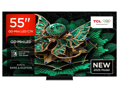 TCL 55 Inch 55C7K QLED 4K UHD TV UK Delivery No Stand GRADE B-1