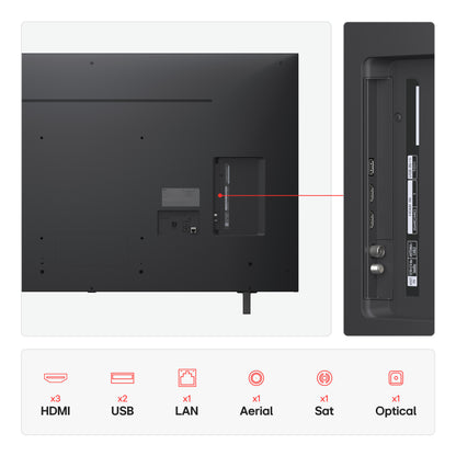 LG 55 Inch 55NANO80A6B NANOCELL 4K UHD Smart TV UK Delivery No Stand GRADE ANS