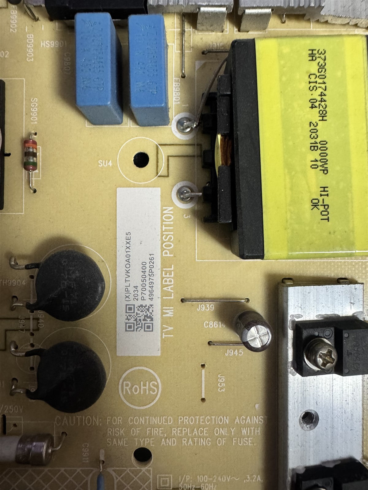 GA025PO1000003M POWER BOARD FOR PHILIPS 70PUS8505/12 - View 2