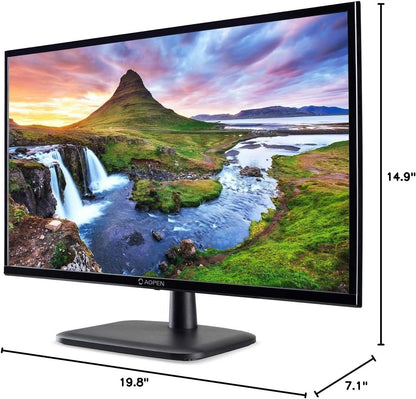 22 inch Triple Monitors and Desk bracket Acer AOPEN 22CV1QH3BI FHD Monitor TMA