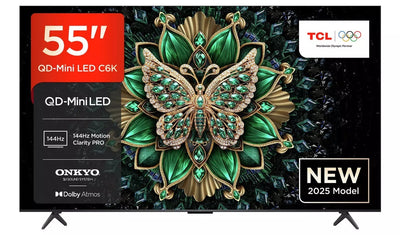 TCL 55 Inch 55C6K MINI LED 4K UHD TV UK Delivery A