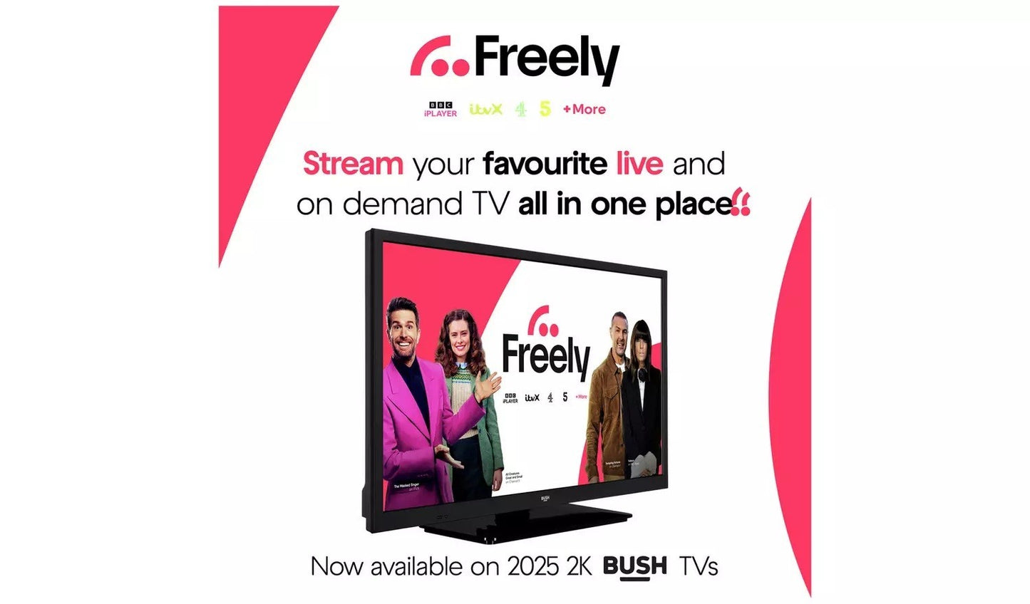Bush 24Inch 24HT25CB Smart HD Ready HDR LED Freely TV A - Image 2