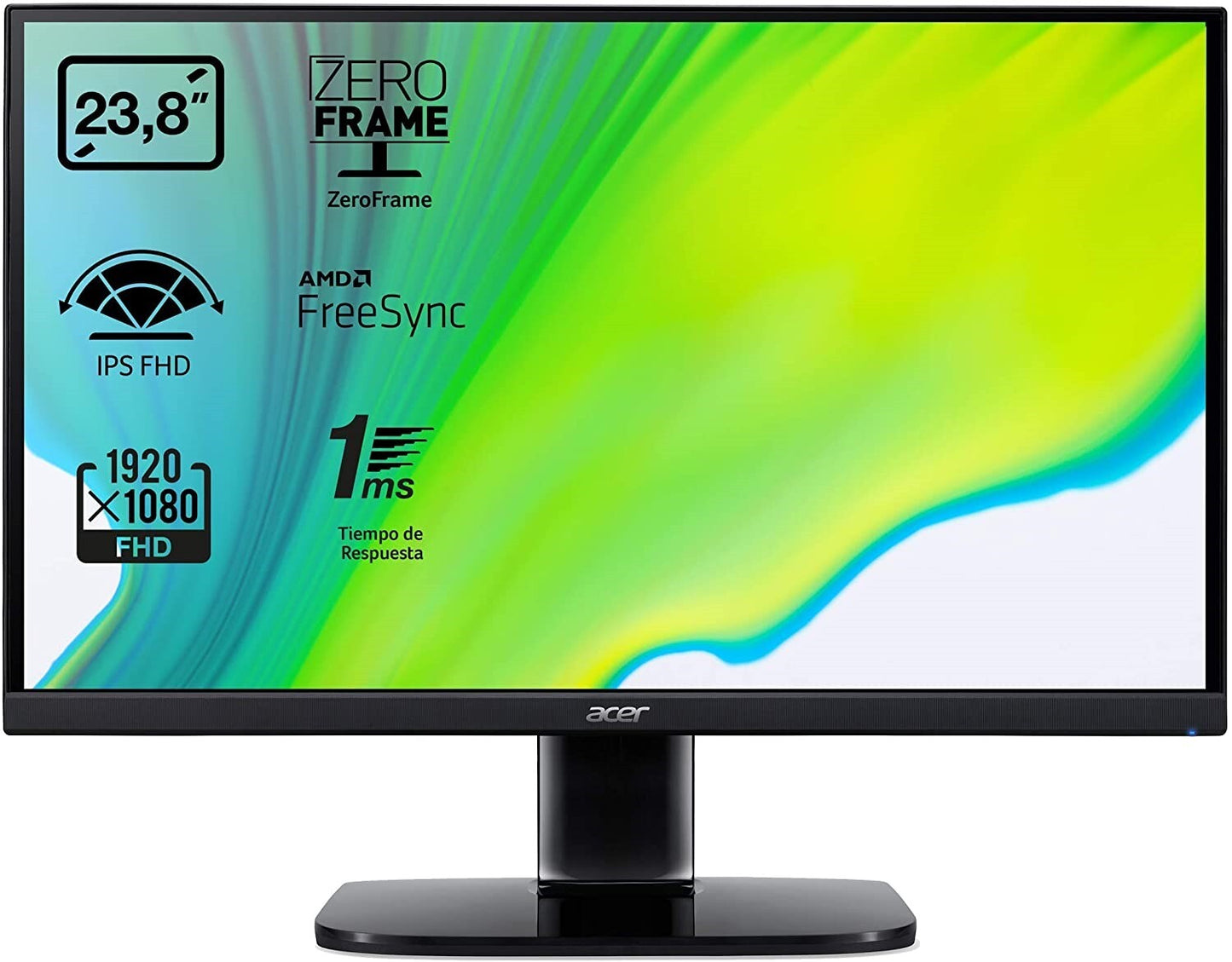 Acer 24 Inch ka242ybi LED FHD Monitor UK Delivery No Stand GRADE ANS