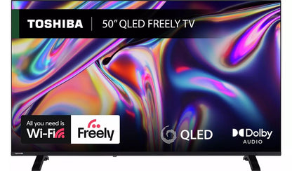 Toshiba 50 Inch 50QV1563DB QLED 4K UHD VIDAA TV UK Delivery GRADE A