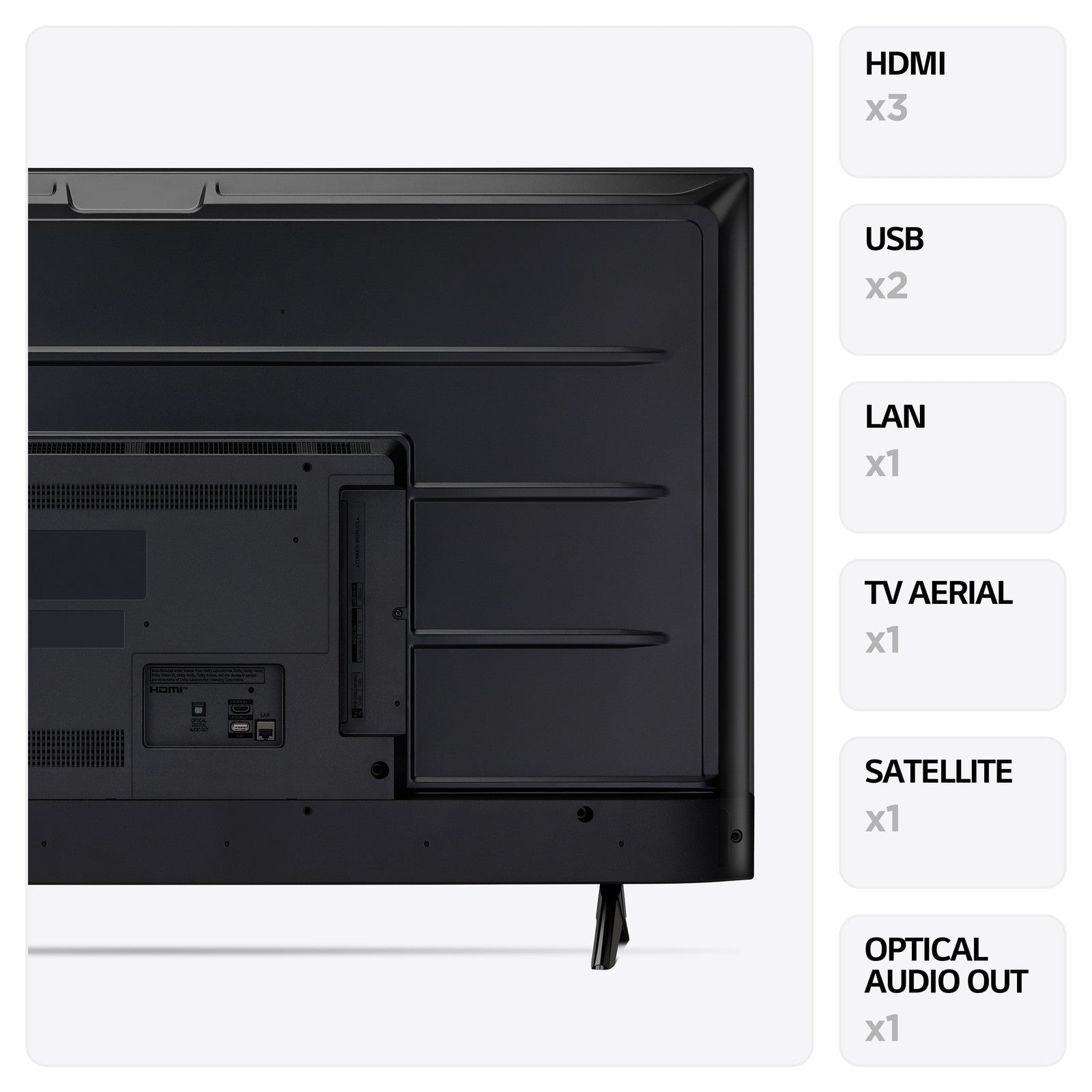 LG 5020 Inch 3360321ANS LED 4K UHD Smart TV UK Delivery No Stand GRADE ANS