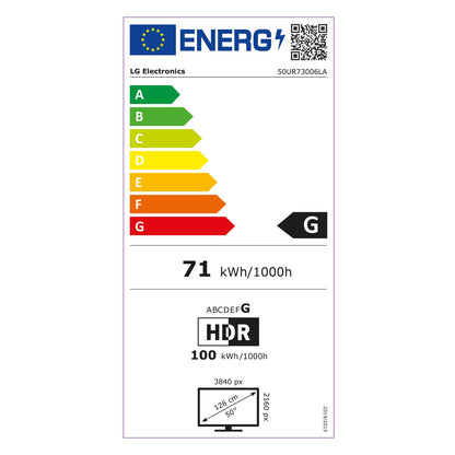 LG 5020 Inch 3360321ANS LED 4K UHD Smart TV UK Delivery No Stand GRADE ANS