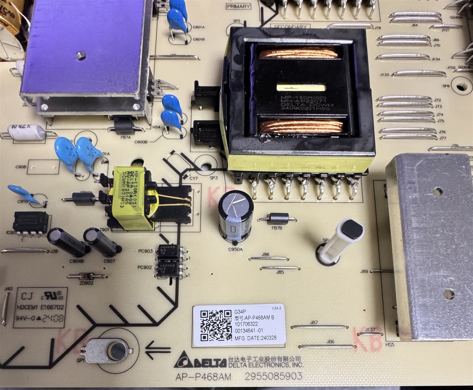 APP468AM POWER BOARD FOR SONY XR85X90L