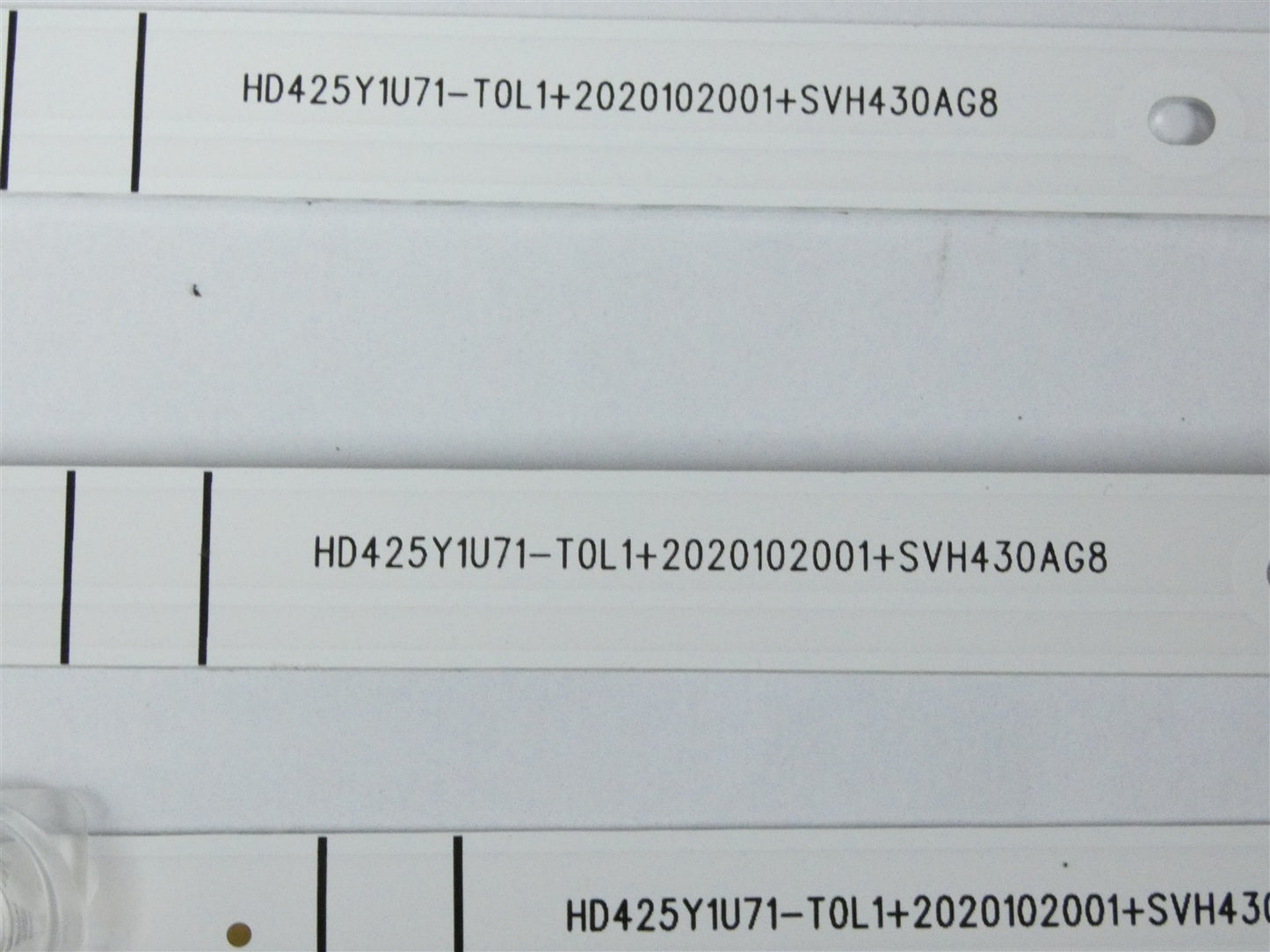 BACKLIGHT SET FOR HISENSE 43A6NTUK