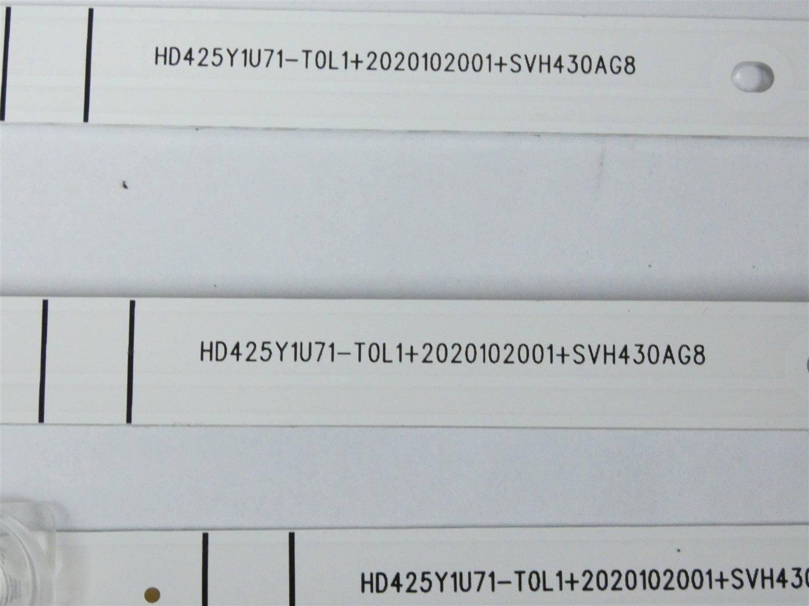 BACKLIGHT SET FOR HISENSE 43A6NTUK