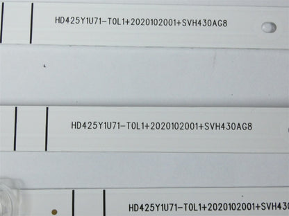 BACKLIGHT SET FOR HISENSE 43A6NTUK