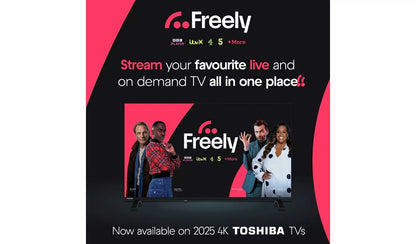 Toshiba 43 Inch 43QV1563DB QLED 4K UHD TV UK Delivery No Stand GRADE ANS