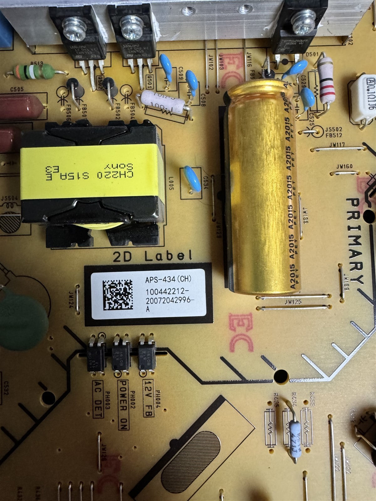 POWER BOARD FOR SONY KD55XH8196 KMN - View 3