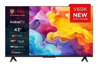 TCL 43 Inch 43V6BK LED 4K UHD Android TV UK Delivery GRADE A