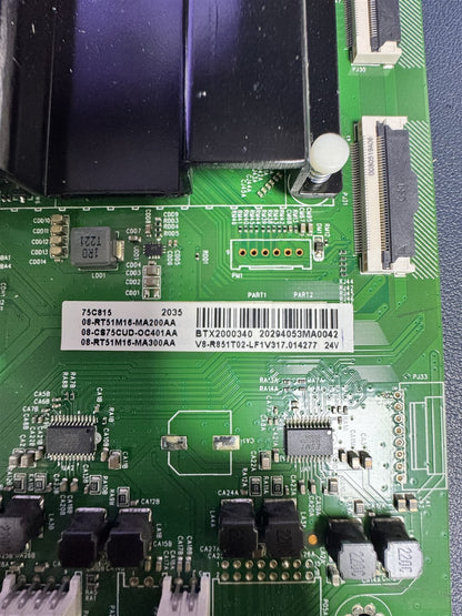 LG RT51M2MAB2HG MAIN BOARD FOR TCL 75C815K - View 3