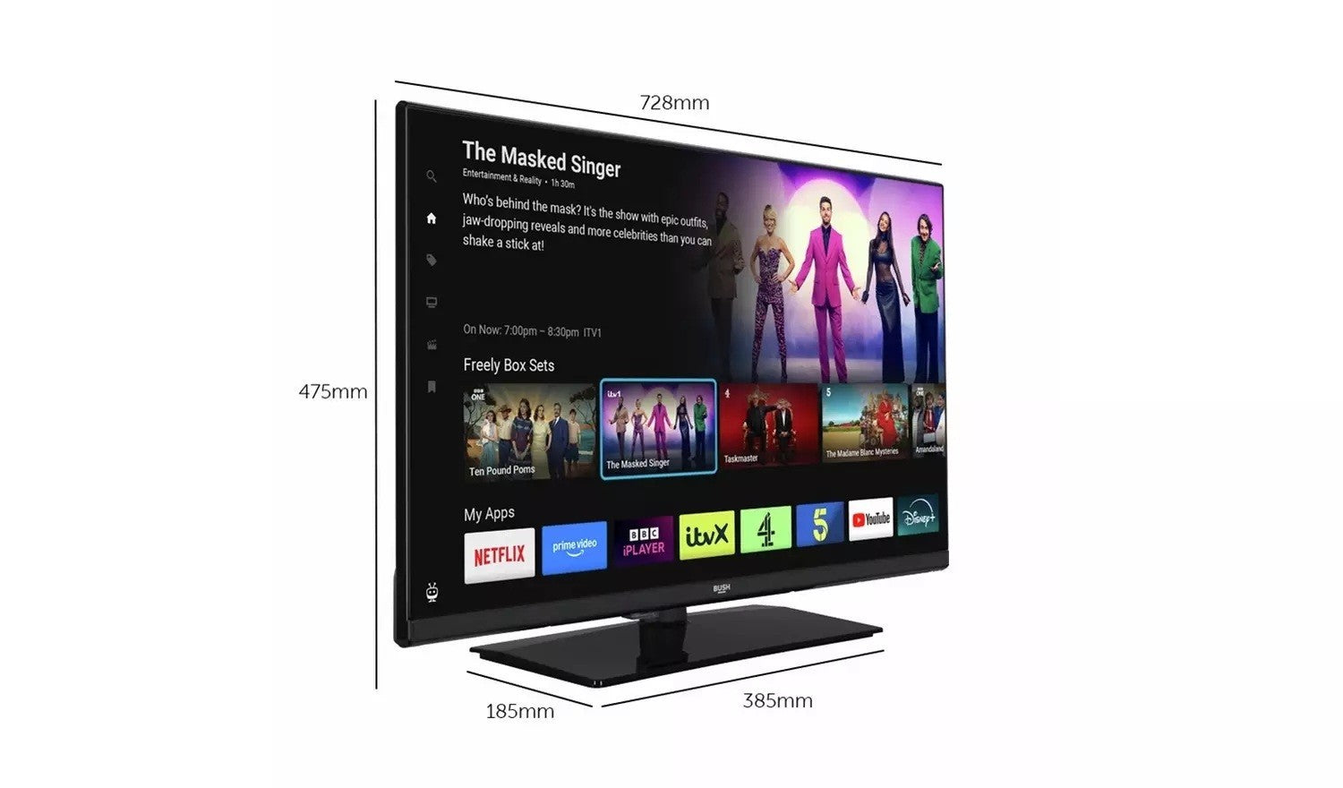 Bush 32 Inch 32HT25CB LED TV UK Delivery GRADE A