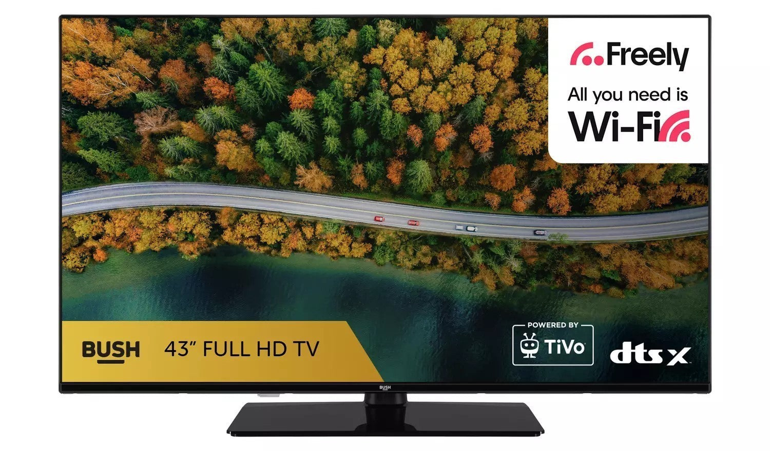 Bush 43 Inch 43FT25CB LED 4K UHD Smart TV UK Delivery No Stand GRADE ANS