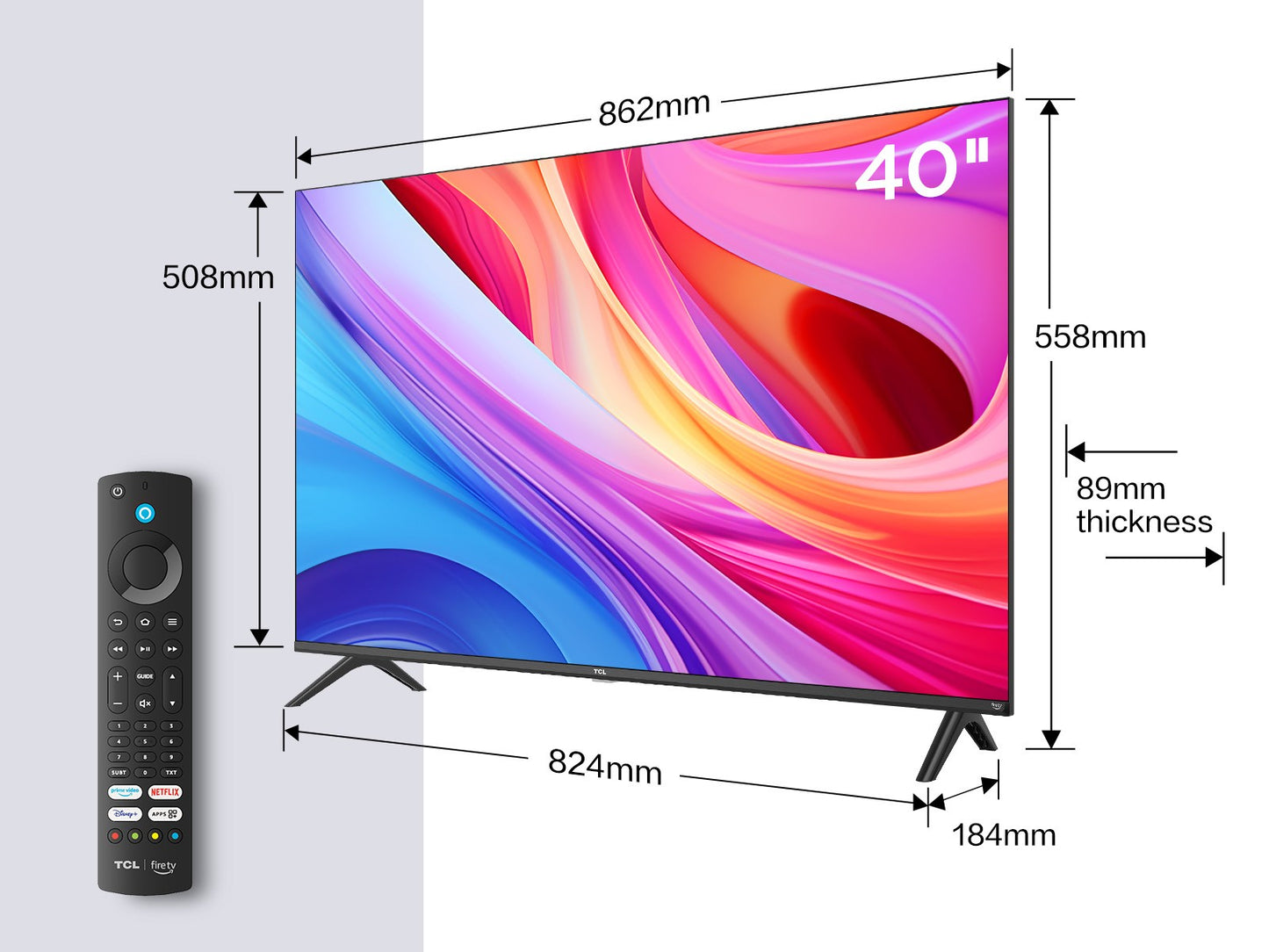 TCL 40 Inch 40SF540K LED FHD Fire TV UK Delivery GRADE A