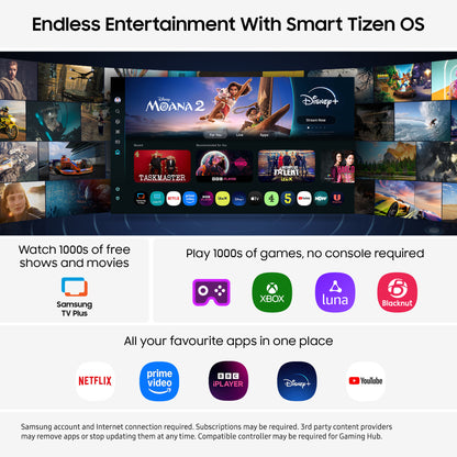 Samsung 43 Inch UE43U7000FKXXU LED 4K UHD Tizen TV No Stand GRADE ANS