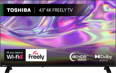 Toshiba 43 Inch 43UV1563DB DLED 4K UHD VIDAA TV UK Delivery GRADE A