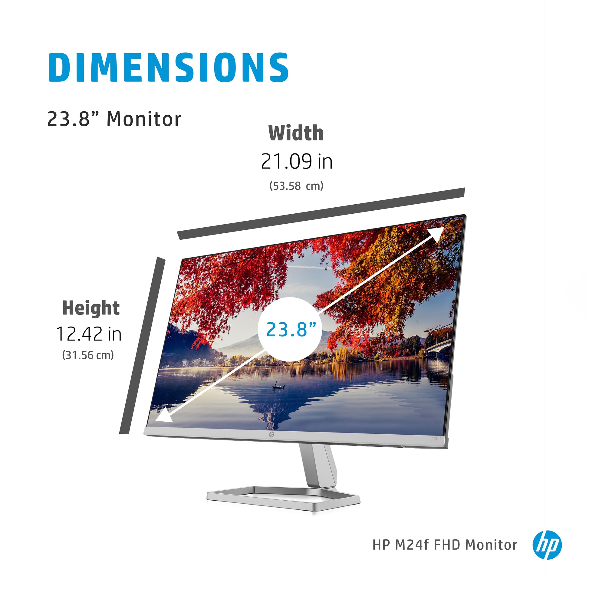 HP  M24f  LCD FHD Monitor UK Delivery No Stand GRADE A