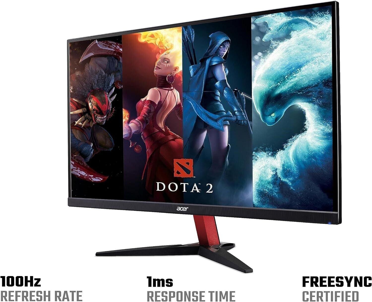 Acer Nitro KG242YE 23.8 Inch 100Hz IPS FHD Gaming Monitor - Smart Clear Vision