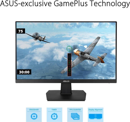 ASUS VA24EHE 24"Monitor FHD Flicker free, Low Blue Light, TUV certified NO STAND - Smart Clear Vision