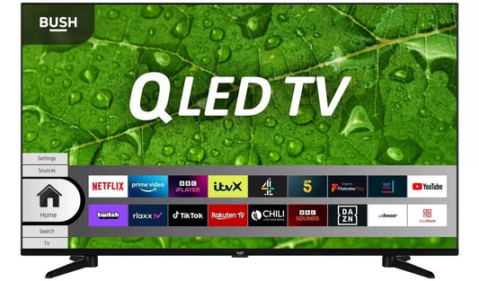 Bush 43 Inch Smart 4K UHD HDR QLED Freeview TV U COLLECTION ONLY NO STAND - Smart Clear Vision