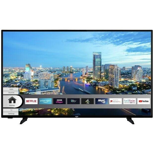 Bush 50 Inch Smart 4K UHD HDR LED Freeview TV NO STAND U COLLECTION ONLY - Smart Clear Vision