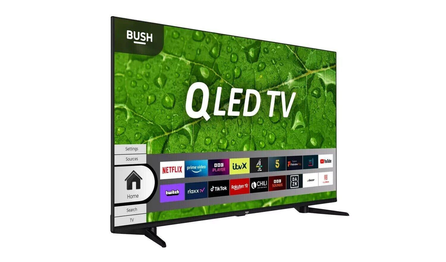 Bush 50 Inch Smart 4K UHD HDR QLED Freeview TV U COLLECTION ONLY - Smart Clear Vision
