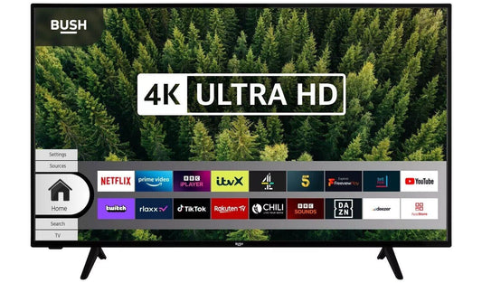 Bush 58 Inch Smart 4K UHD HDR LED Freeview TV COLLECTION ONLY U - Smart Clear Vision
