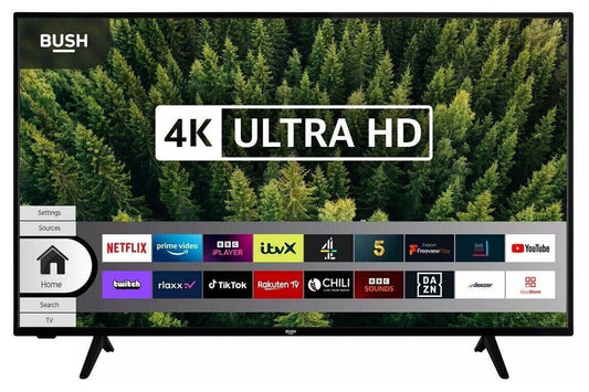 Bush 65 Inch Smart 4K UHD HDR LED Freeview TV COLLECTION ONLY - Smart Clear Vision