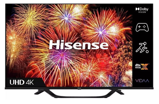 Hisense 43 Inch 43A63HTUK Smart 4K UHD HDR No Stand TV UK Delivery Furdeco UNS - Smart Clear Vision