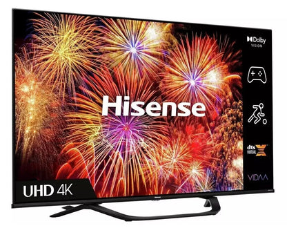 Hisense 43 Inch 43A63HTUK Smart 4K UHD HDR No Stand TV UK Delivery Furdeco UNS - Smart Clear Vision