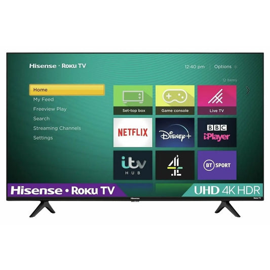 Hisense R43A7200UK 43 Inch 4K UHD HDR LED TV HD No Stand UK Delivery Furdeco UNS - Smart Clear Vision